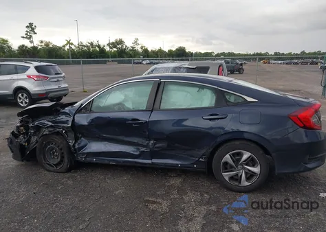 2020 Honda Civic Lx z USA, uszkodzony, nr VIN 19XFC2F66LE015977